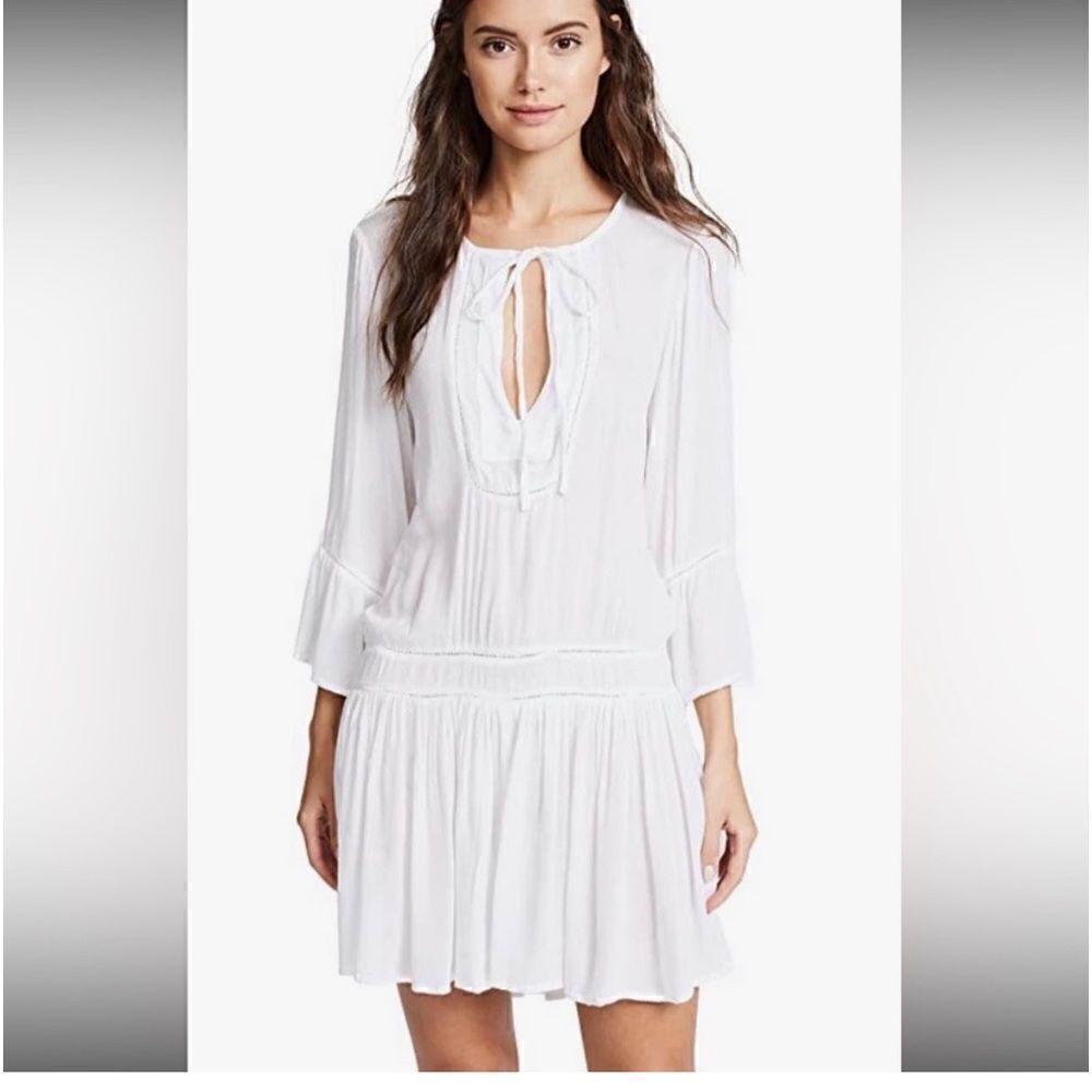 Vix Paulahermanny White swim coverup size medium preowned